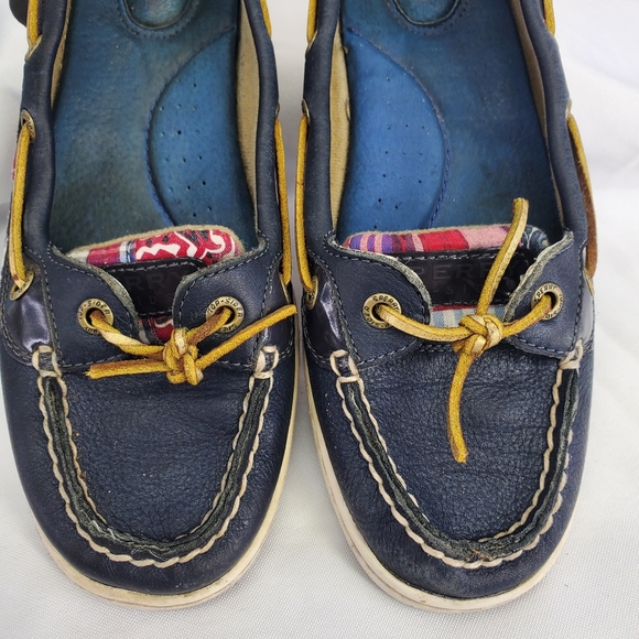 Slperry Top-Sider Angelfish Navy/Patch Mad Women's Slide-In Shoes Size 7.5 M - Picture 10 of 12